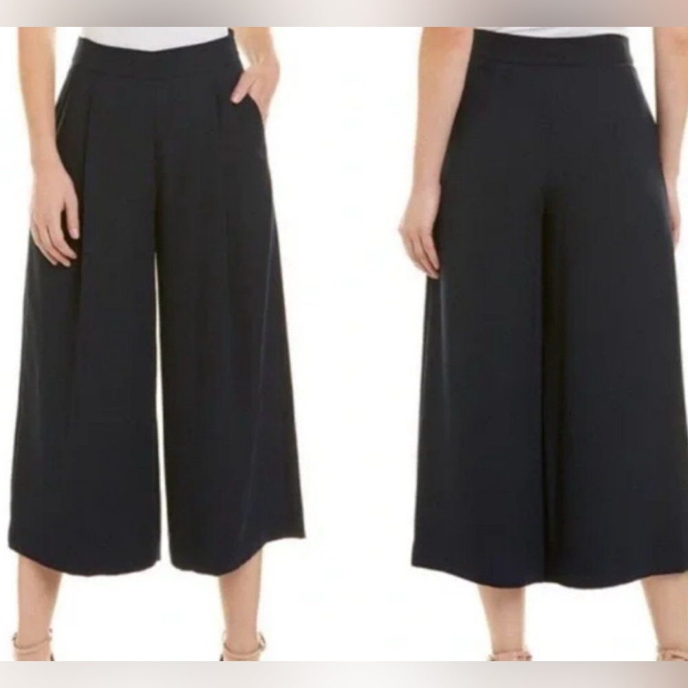 Diane Von Furstenberg Holly Culotte Black Pants // Size 4